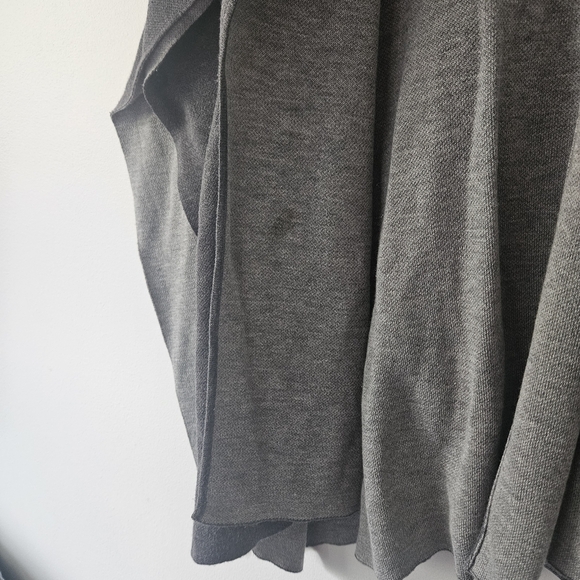 Lululemon After Asana Wrap Gray Reversible Cardigan Sweater Size OS - Picture 9 of 11